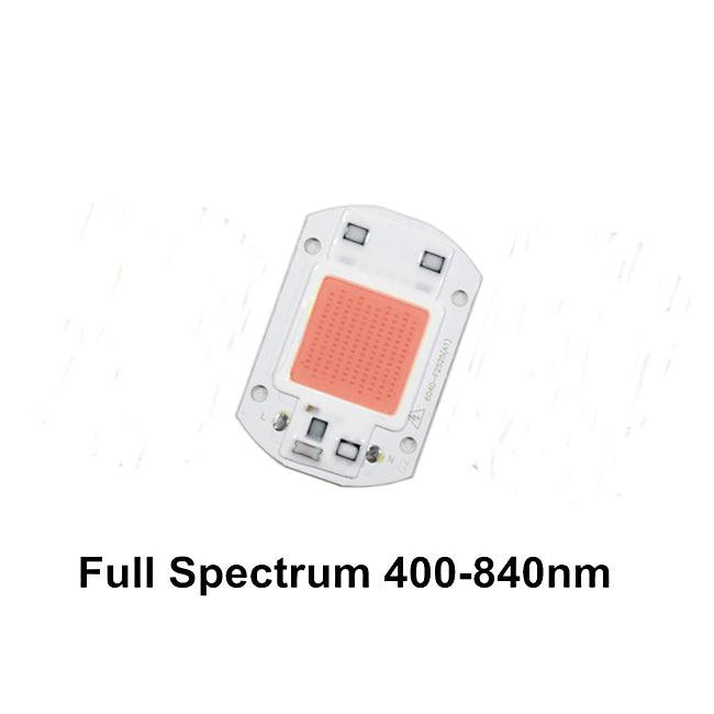 50w Led Chip Αναπτυξης Φυτων Full Spectrum 400-840nm Απευθειας στο Ρευμα 220V Χωρις Τροφοδοτικο COB LED Chip - ledmania.gr