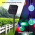 85701 Διακοσμητική Γιρλάντα 4.25 Μέτρων με Controller 8 Προγραμμάτων Φωτισμού - 30 LED 2W με Ενσωματωμένη Μπαταρία 600mAh - Φωτοβολταϊκό Πάνελ - Αισθητήρα Ημέρας-Νύχτας - Βάση Κήπου & Σκούρο Πράσινο Καλώδιο Αδιάβροχη IP65 Πολύχρωμη RGB Μ4.25m - ledmania.gr