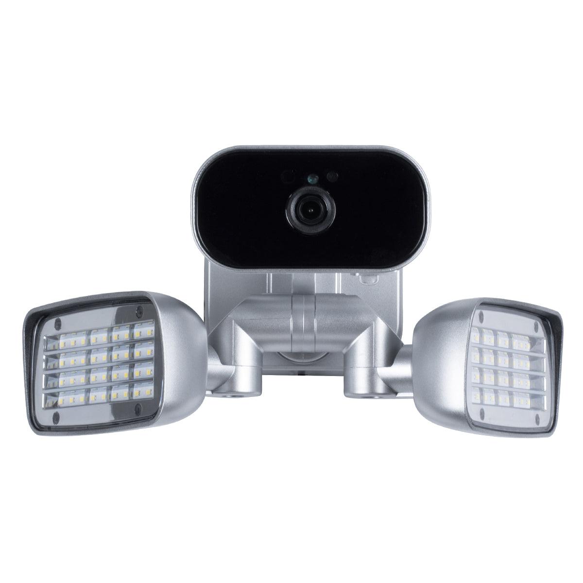 GloboStar® 86045 Αυτόνομος Ηλιακός Προβολέας LED SMD 24W 1200lm με IP Camera 1080P 2MP 4G SIM CARD WiFi 150° Ενσωματωμένη Μπαταρία 3200mAh Φωτοβολταϊκό Πάνελ Αισθητήρα Ημέρας-Νύχτας & Ρύθμιση Χρόνου Ανάμματος Αδιάβροχος IP66 Ψυχρό Λευκό 6000K - Ασημί - ledmania.gr