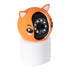 GloboStar® 86081 Επιτραπέζια Κάμερα WiFi HD 1080P 350° Διπλή Κατέυθυνση Ομιλίας & Ανιχνευτή Κίνησης - Απομακρυσμένος Έλεγχος Body Auto Tracking IP20 - Πορτοκαλί Λευκό - Φ8 x Υ13cm - 2 Χρόνια Εγγύηση