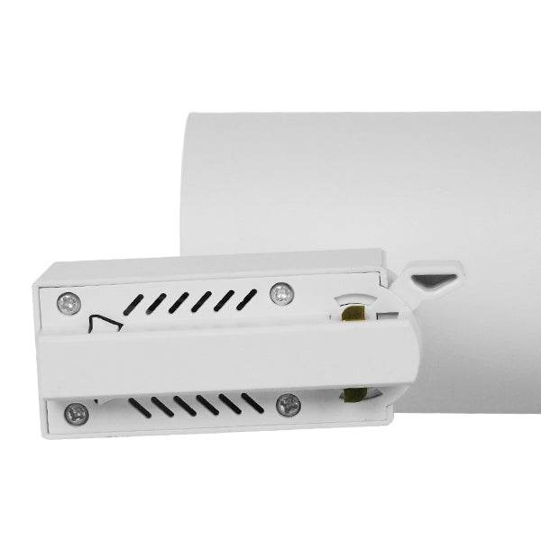 Μονοφασικό Bridgelux COB LED Λευκό Φωτιστικό Σποτ Ράγας 10W 230V 1200lm 30° Θερμό Λευκό 3000k GloboStar 93090 - ledmania.gr