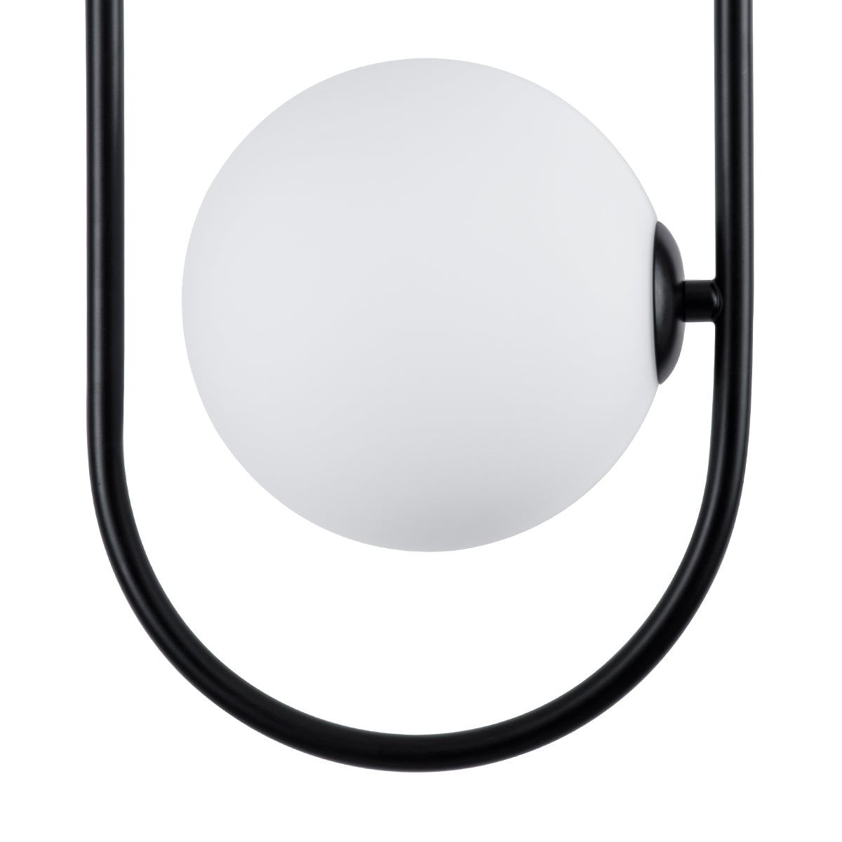 GLOBOSTAR® HAMBURG 00589 Μοντέρνο Κρεμαστό Φωτιστικό Οροφής με Ντουί 1 x G9 AC 220-240V IP20 - Μαύρο & Λευκό - Μ20 x Π15 x Υ40cm - ledmania.gr