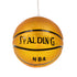 GLOBOSTAR® SPALDING NBA 00645 Παιδικό Κρεμαστό Φωτιστικό Οροφής με Ντουί 1 x E27 AC 220-240V IP20 - Πορτοκαλί & Μαύρο - Μ18 x Π18 x Υ18cm - ledmania.gr