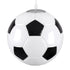 GLOBOSTAR® FOOTBALL 00647 Παιδικό Κρεμαστό Φωτιστικό Οροφής με Ντουί 1 x E27 AC 220-240V IP20 - Λευκό & Μαύρο - Μ25 x Π25 x Υ25cm - ledmania.gr