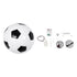 GLOBOSTAR® FOOTBALL 00647 Παιδικό Κρεμαστό Φωτιστικό Οροφής με Ντουί 1 x E27 AC 220-240V IP20 - Λευκό & Μαύρο - Μ25 x Π25 x Υ25cm - ledmania.gr