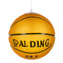 GLOBOSTAR® SPALDING NBA 00649 Παιδικό Κρεμαστό Φωτιστικό Οροφής με Ντουί 1 x E27 AC 220-240V IP20 - Πορτοκαλί & Μαύρο - Μ25 x Π25 x Υ25cm - ledmania.gr