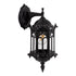 GLOBOSTAR® DARCY 00657 Vintage Φωτιστικό Τοίχου - Απλίκα με Ντουί 1 x E27 AC 220-240V IP20 - Μαύρο - Μ15.5 x Π15.5 x Υ34.5cm - ledmania.gr