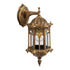 GLOBOSTAR® DARCY 00658 Vintage Φωτιστικό Τοίχου - Απλίκα με Ντουί 1 x E27 AC 220-240V IP20 - Μπρούτζινο Εφέ Σκουριάς - Μ15.5 x Π15.5 x Υ34.5cm - ledmania.gr