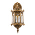 GLOBOSTAR® DARCY 00658 Vintage Φωτιστικό Τοίχου - Απλίκα με Ντουί 1 x E27 AC 220-240V IP20 - Μπρούτζινο Εφέ Σκουριάς - Μ15.5 x Π15.5 x Υ34.5cm - ledmania.gr