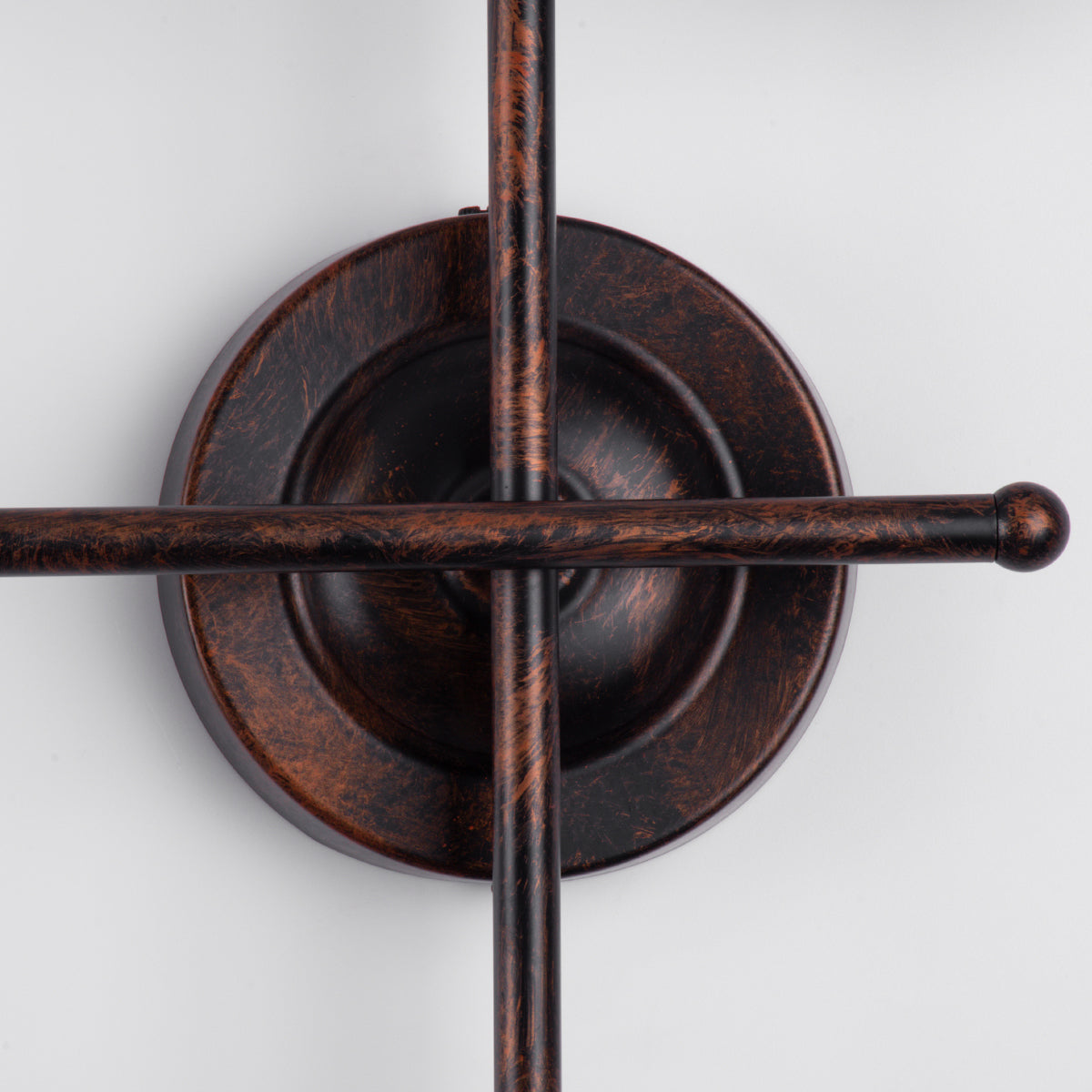 GloboStar® PIPING 00665 Vintage Επιτοίχιο Φωτιστικό Πολύφωτο 6 x E27 IP20 Χάλκινο Μέταλλο - Μ66 x Π9.5 x Υ49cm - ledmania.gr