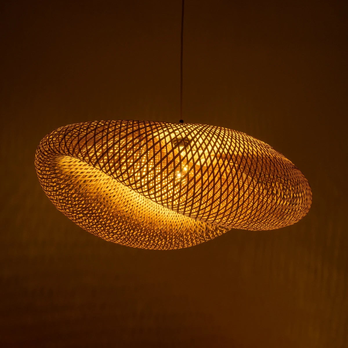 GLOBOSTAR® MEXICO 00720 Boho Κρεμαστό Φωτιστικό Οροφής με Ντουί 1 x E27 AC 220-240V IP20 - Μπεζ - Μ85 x Π55 x Υ36cm - ledmania.gr