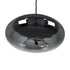 GLOBOSTAR® AXTON 00751 Μοντέρνο Κρεμαστό Φωτιστικό Οροφής LED 5W 500lm 180° AC 220-240V IP20 Θερμό Λευκό 2700K - Sanan SMD Chip - Μαύρο Φιμέ - Μ30 x Π30 x Υ15cm - 2 Xρόνια Εγγύηση - ledmania.gr