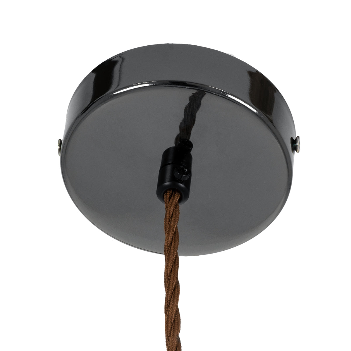 GLOBOSTAR® AXTON 00751 Μοντέρνο Κρεμαστό Φωτιστικό Οροφής LED 5W 500lm 180° AC 220-240V IP20 Θερμό Λευκό 2700K - Sanan SMD Chip - Μαύρο Φιμέ - Μ30 x Π30 x Υ15cm - 2 Xρόνια Εγγύηση - ledmania.gr
