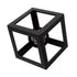 GLOBOSTAR® CUBE 00799 Μοντέρνο Φωτιστικό Οροφής με Ντουί 1 x E27 AC 220-240V IP20 - Μαύρο & Χρυσό - Μ25 x Π25 x Υ25cm - ledmania.gr