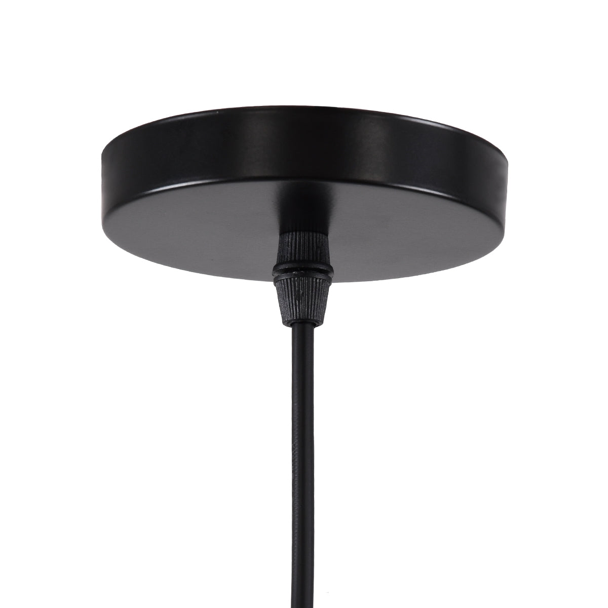 GLOBOSTAR® CUBE 00801 Μοντέρνο Κρεμαστό Φωτιστικό Οροφής με Ντουί 1 x E27 AC 220-240V IP20 - Μαύρο - Μ25 x Π25 x Υ25cm - ledmania.gr