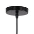 GLOBOSTAR® CUBE 00801 Μοντέρνο Κρεμαστό Φωτιστικό Οροφής με Ντουί 1 x E27 AC 220-240V IP20 - Μαύρο - Μ25 x Π25 x Υ25cm - ledmania.gr