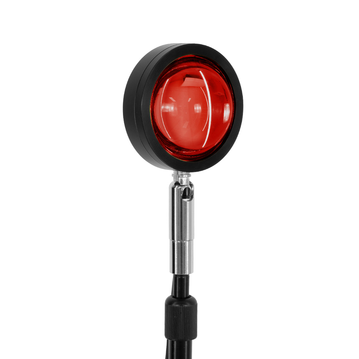 GloboStar® 00818 Μοντέρνο Minimal Επιδαπέδιο Φωτιστικό Μεταλλικό Μονόφωτο LED 12W DC 5V με Projector LENS Ειδικού Εφέ & Καλώδιο Τροφοδοσίας USB Rotation Head 180° SUNSET - ledmania.gr