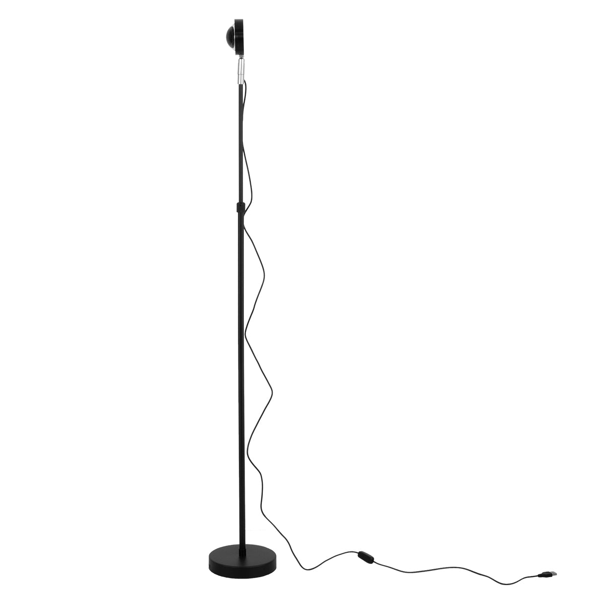 GloboStar® 00818 Μοντέρνο Minimal Επιδαπέδιο Φωτιστικό Μεταλλικό Μονόφωτο LED 12W DC 5V με Projector LENS Ειδικού Εφέ & Καλώδιο Τροφοδοσίας USB Rotation Head 180° SUNSET - ledmania.gr