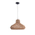 GloboStar® JENSON 00910 Boho Κρεμαστό Φωτιστικό Πλέγμα Μονόφωτο 1 x E27 IP20 Μπεζ Σχοινί Μ38 x Π38 x Υ24cm - ledmania.gr