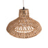 GloboStar® JENSON 00910 Boho Κρεμαστό Φωτιστικό Πλέγμα Μονόφωτο 1 x E27 IP20 Μπεζ Σχοινί Μ38 x Π38 x Υ24cm - ledmania.gr