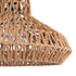 GloboStar® JENSON 00910 Boho Κρεμαστό Φωτιστικό Πλέγμα Μονόφωτο 1 x E27 IP20 Μπεζ Σχοινί Μ38 x Π38 x Υ24cm - ledmania.gr