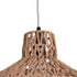 GloboStar® JENSON 00910 Boho Κρεμαστό Φωτιστικό Πλέγμα Μονόφωτο 1 x E27 IP20 Μπεζ Σχοινί Μ38 x Π38 x Υ24cm - ledmania.gr