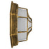 GLOBOSTAR® RUBY 00914 Vintage Φωτιστικό Οροφής με Ντουί 1 x E27 AC 220-240V IP20 - Μπρούτζινο Εφέ Σκουριάς - Μ27 x Π27 x Υ12cm - ledmania.gr