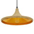 GloboStar® SHANGHAI ROPE 00917 Μοντέρνο Κρεμαστό Φωτιστικό Οροφής Μονόφωτο 1 x E27 με Μπεζ Σχοινί Καμπάνα Φ37 x Υ20cm - ledmania.gr