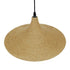 GloboStar® SHANGHAI ROPE 00917 Μοντέρνο Κρεμαστό Φωτιστικό Οροφής Μονόφωτο 1 x E27 με Μπεζ Σχοινί Καμπάνα Φ37 x Υ20cm - ledmania.gr