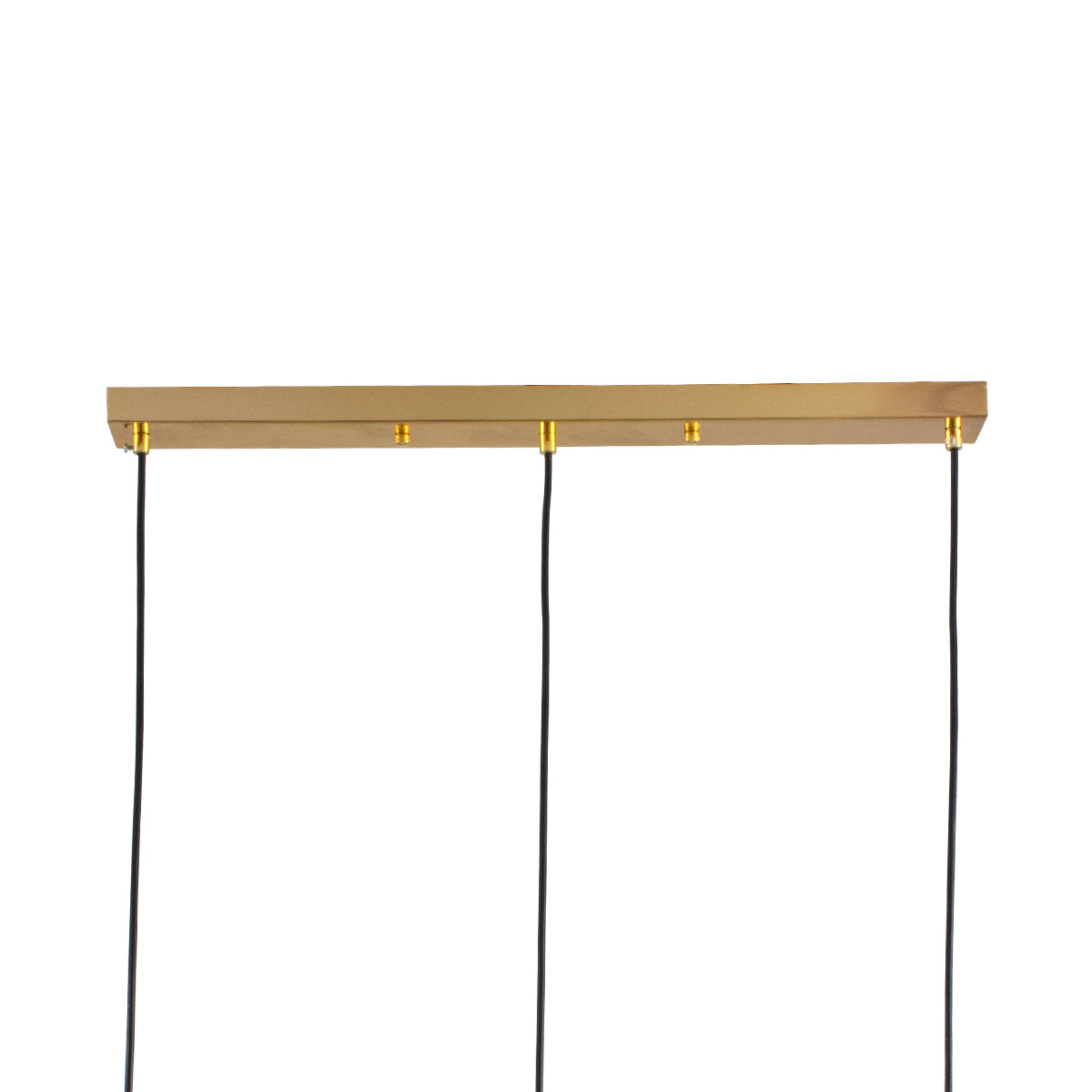 GLOBOSTAR® MONROE 00955 Μοντέρνο Κρεμαστό Φωτιστικό Οροφής με Ντουί 3 x E27 AC 220-240V IP20 - Χρυσό & Λευκό - Μ74 x Π25 x Υ50cm - ledmania.gr