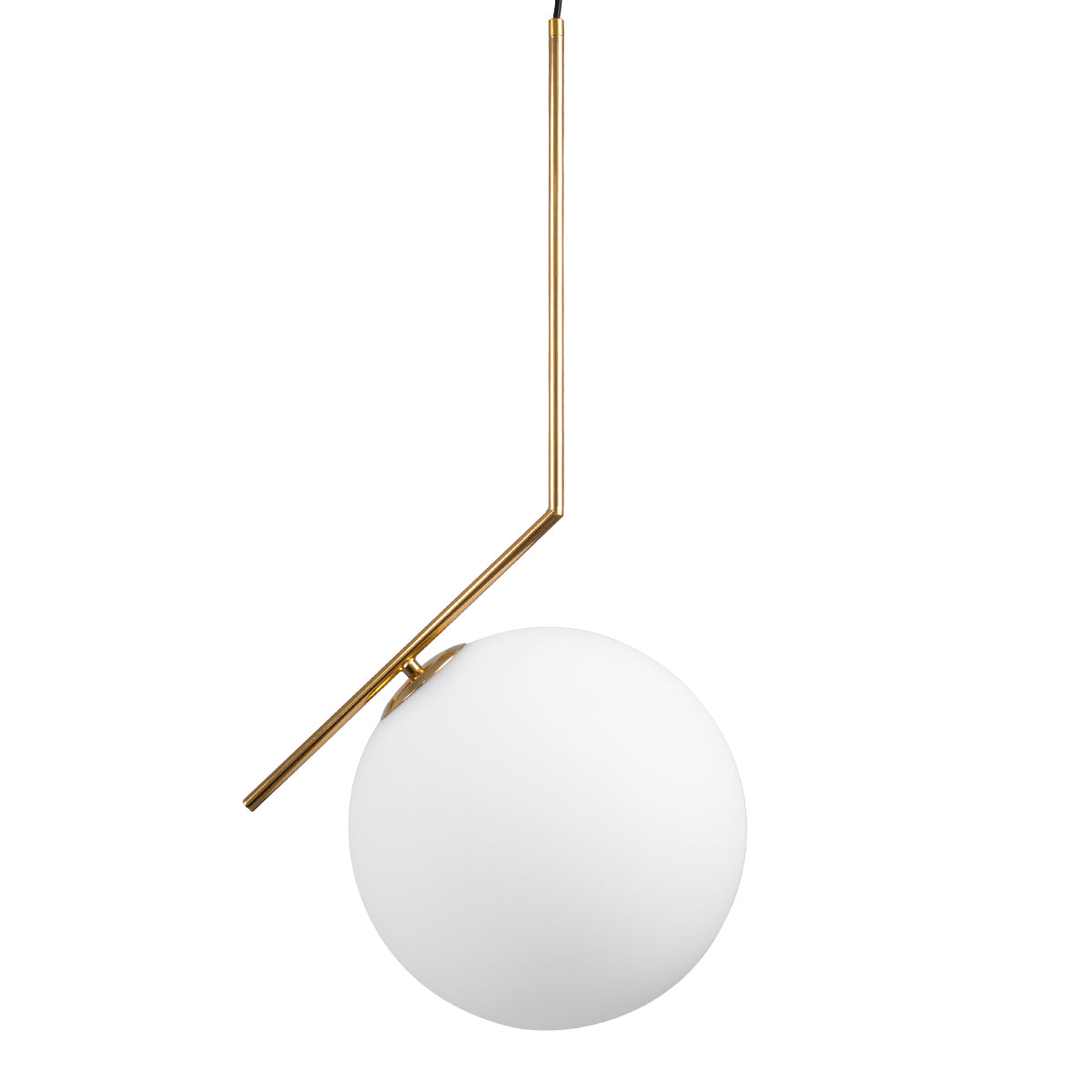 GLOBOSTAR® MONROE 00956 Μοντέρνο Κρεμαστό Φωτιστικό Οροφής με Ντουί 1 x E27 AC 220-240V IP20 - Χρυσό & Λευκό - Μ30 x Π30 x Υ75cm - ledmania.gr