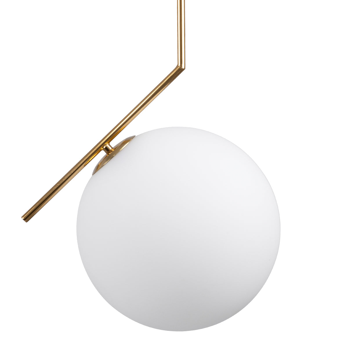 GLOBOSTAR® MONROE 00956 Μοντέρνο Κρεμαστό Φωτιστικό Οροφής με Ντουί 1 x E27 AC 220-240V IP20 - Χρυσό & Λευκό - Μ30 x Π30 x Υ75cm - ledmania.gr