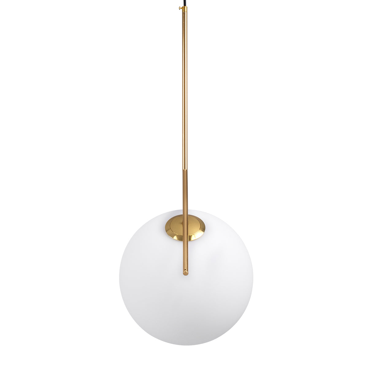 GLOBOSTAR® MONROE 00956 Μοντέρνο Κρεμαστό Φωτιστικό Οροφής με Ντουί 1 x E27 AC 220-240V IP20 - Χρυσό & Λευκό - Μ30 x Π30 x Υ75cm - ledmania.gr