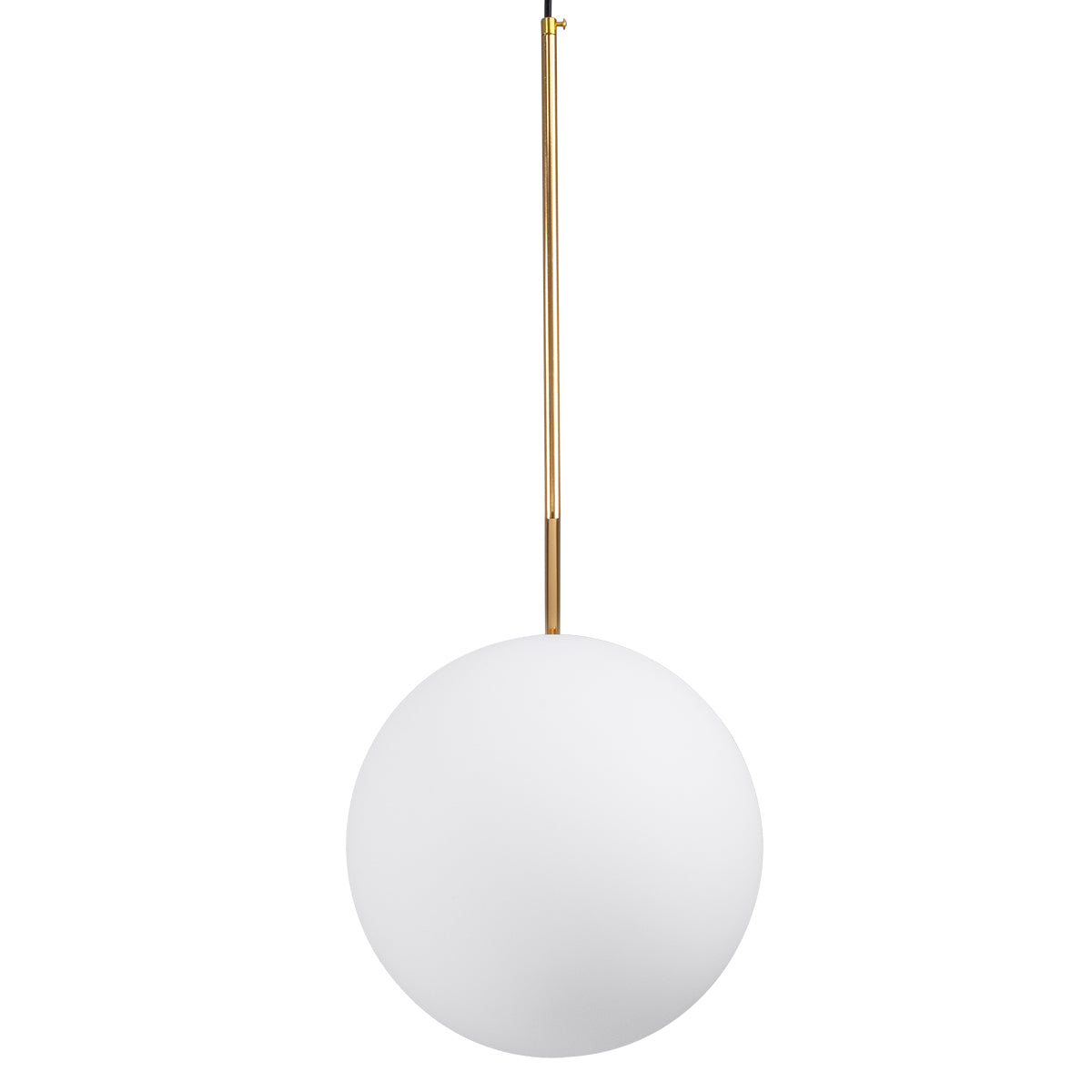GLOBOSTAR® MONROE 00956 Μοντέρνο Κρεμαστό Φωτιστικό Οροφής με Ντουί 1 x E27 AC 220-240V IP20 - Χρυσό & Λευκό - Μ30 x Π30 x Υ75cm - ledmania.gr