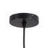 GloboStar® MONROE 00959 Μοντέρνο Κρεμαστό Φωτιστικό Οροφής Μονόφωτο 1 x E27 Μαύρο - Λευκό Μεταλλικό Μπάλα Φ15 x Υ49cm - ledmania.gr