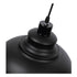 GloboStar® ANDY 01000 Μοντέρνο Κρεμαστό Φωτιστικό Καμπάνα Μονόφωτο 1 x E27 IP20 Μαύρο & Χρυσό Μέταλλο - Μ35 x Π35 x Y28cm - ledmania.gr