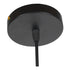 GloboStar® ANDY 01000 Μοντέρνο Κρεμαστό Φωτιστικό Καμπάνα Μονόφωτο 1 x E27 IP20 Μαύρο & Χρυσό Μέταλλο - Μ35 x Π35 x Y28cm - ledmania.gr