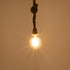 GLOBOSTAR® ROPE 01018 Boho Κρεμαστό Φωτιστικό Οροφής με Ντουί 1 x E27 AC 220-240V IP20 - Μπεζ - Μ3.5 x Π3.5 x Υ200cm - ledmania.gr
