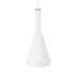 GloboStar® SHANGHAI 01026-C Μοντέρνο Κρεμαστό Φωτιστικό Καμπάνα Μονόφωτο 1 x E27 IP20 Λευκό & Χρυσό Μέταλλο - Μ19 x Π19 x Υ38cm - ledmania.gr