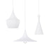 GloboStar® SHANGHAI 01026 Μοντέρνο Κρεμαστό Φωτιστικό Καμπάνα Σετ Τρίφωτο 3 x E27 IP20 Λευκό & Χρυσό Μέταλλο - Μ79.5 x Π79.5 x Υ38cm - ledmania.gr