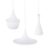 GloboStar® SHANGHAI 01026 Μοντέρνο Κρεμαστό Φωτιστικό Καμπάνα Σετ Τρίφωτο 3 x E27 IP20 Λευκό & Χρυσό Μέταλλο - Μ79.5 x Π79.5 x Υ38cm - ledmania.gr