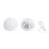 GloboStar® CHIME 01030 Μοντέρνο Κρεμαστό Φωτιστικό Οροφής Μονόφωτο 1 x E27 AC220-240V IP20 - Φ30 x Υ16cm - Λευκό Μεταλλικό Καμπάνα - ledmania.gr