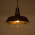 GloboStar® BARN 01045 Vintage Κρεμαστό Φωτιστικό Καμπάνα Μονόφωτο 1 x E27 IP20 Χάλκινο Μέταλλο Μ46 x Π46 x Υ36cm - ledmania.gr