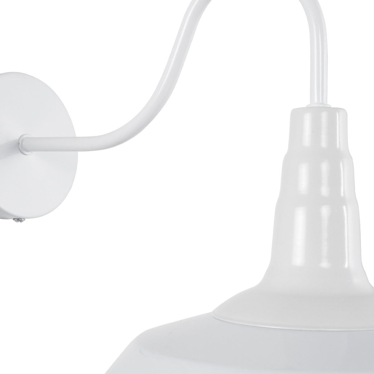 GLOBOSTAR® RAY 01066 Vintage Φωτιστικό Τοίχου - Απλίκα με Ντουί 1 x E27 AC 220-240V IP20 - Λευκό - Μ26 x Π37 x Υ32cm - ledmania.gr