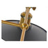 GLOBOSTAR® MINIMALL 01069 Vintage Φωτιστικό Τοίχου - Απλίκα με Ντουί 2 x E27 AC 220-240V IP20 - Μαύρο & Χρυσό - Μ30 x Π60 x Υ18cm - ledmania.gr