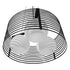GLOBOSTAR® KEVIA 01150 Μοντέρνο Κρεμαστό Φωτιστικό Οροφής με Ντουί 1 x E27 AC 220-240V IP20 - Μαύρο & Λευκό - Μ40 x Π40 x Υ17.5cm - ledmania.gr