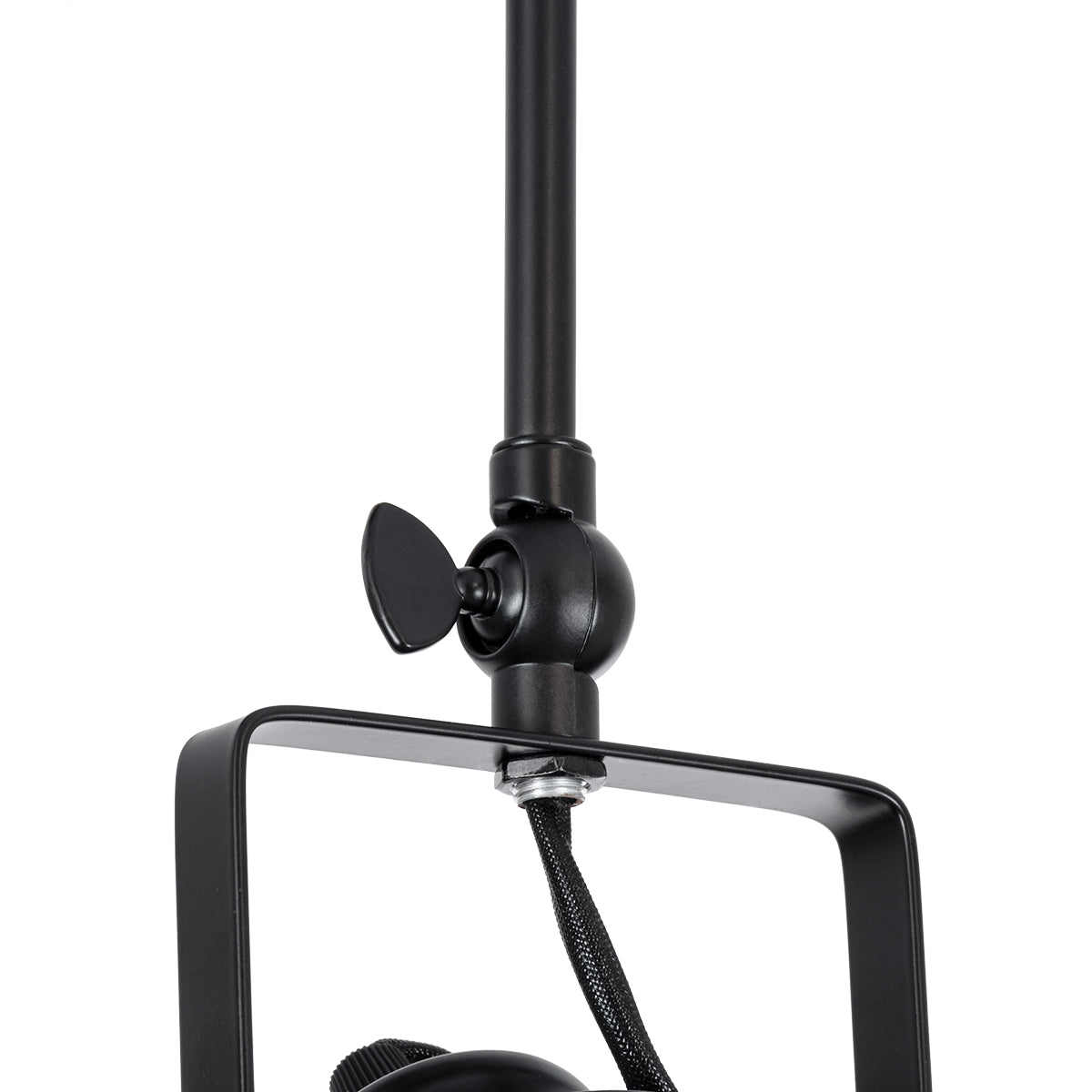 GLOBOSTAR® HOLLYWOOD 01154 Vintage Φωτιστικό Οροφής με Ντουί 2 x E27 AC 220-240V IP20 - Μαύρο - Μ45 x Π15 x Υ40cm - ledmania.gr