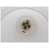 GloboStar® ISEN 01157 Μοντέρνο Επιτοίχιο Φωτιστικό Απλίκα Μονόφωτο 1 x E27 IP20 Μαύρο Μέταλλο με Λευκό Γυαλί - Μ24 x Π15 x Υ27cm - ledmania.gr