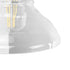 GLOBOSTAR® BINGLEY 01159 Vintage Φωτιστικό Τοίχου - Απλίκα με Ντουί 1 x E27 AC 220-240V IP20 - Διάφανο & Χρυσό - Μ19 x Π30 x Υ24cm - ledmania.gr
