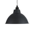 GloboStar® LOUVE 01176 Vintage Κρεμαστό Φωτιστικό Καμπάνα Μονόφωτο 1 x E27 IP20 Μαύρο & Ασημί Μέταλλο - Μ40 x Π40 x Y30cm - ledmania.gr